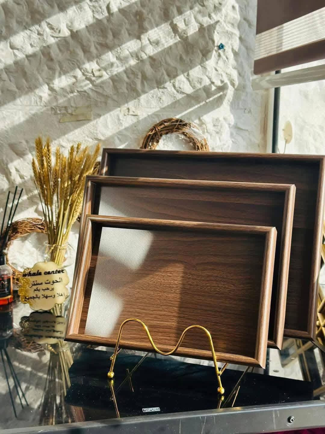 طقم صواني خشب