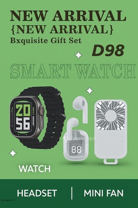 مجموعة هدايا ساعة ذكية D98 Okpu