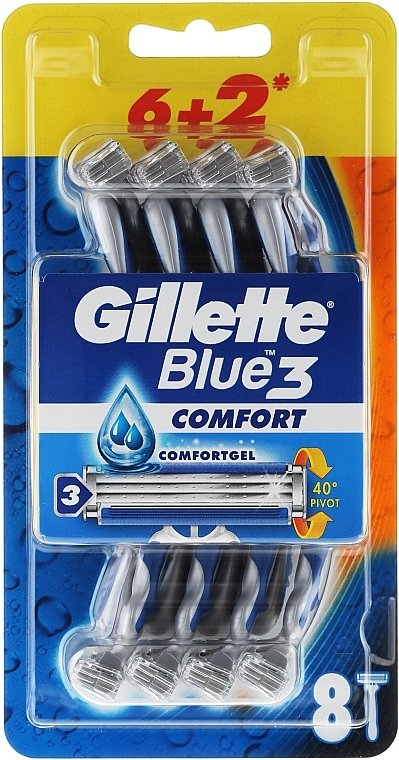 شفرات حلاقة جيليت 3 Blue